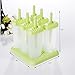 Whonline 2 Sets 12pcs Reusable Ice Popsicle Molds Star Ice Pop Maker with Brush & Funnel