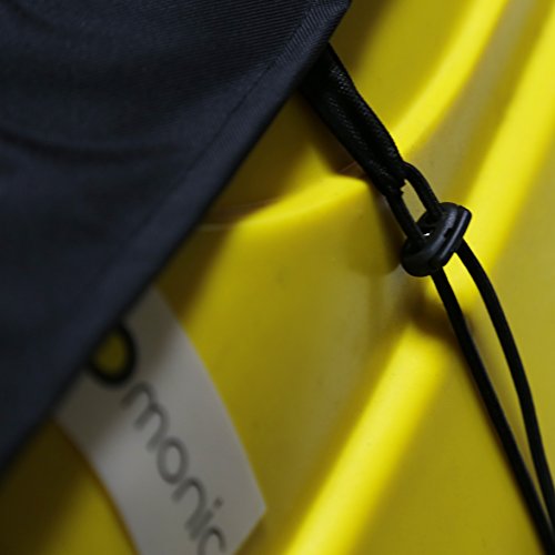 Omonic Regular Thick Waterproof Cockpit Drape Seal kayak Cover fit almost kayak - Strentch Adjustable bungee cords wrap perfect for storage
