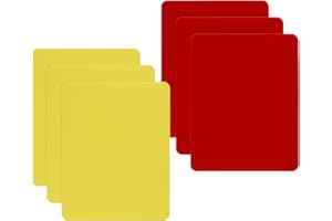 ONLYKXY PVC Soccer Cards Set Red Yellow Card Warning Ejection for Umpire Judge Coach Scorebook Football Basketball Sport Game Officials Kit Competition Champion Match School Stadium