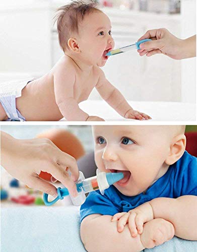 Holoras 5Pcs Baby Medicine Dispenser Kit, BPA Free Medical Essentials Set, Infant Toddler Pacifier Medicine Feeder Dropper for Feeding Medicine, Water, Juice, or Other - Thumbnail 4