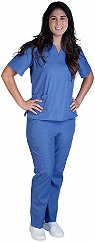 Uniform - Unisex - Premium Medical Nurse Scrubs Set - XXS - 3XL