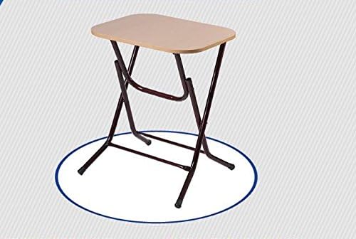 Table Pro European Designed and Manufactured 23.5" Foldable Stand Alone Genuine Natural Wood Light Oak TV Table Drink Snack Table Picnic Table