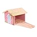 Bigjigs Rail Pink Double Engine Shed