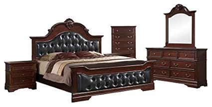Amazon Com Valencia 6 Piece Bedroom Set Queen Antique