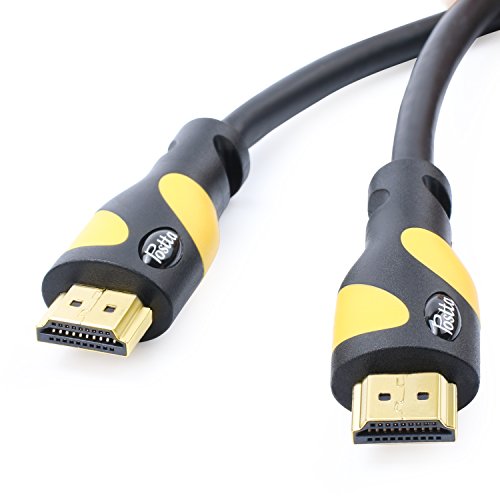 Postta HDMI Cable(100 Feet Yellow) HDMI 2.0V with Built-in Signal Booster-Support 4K,3D,1080P,Ethernet,Audio Return & Ultra HD-1 Pack - Thumbnail 6