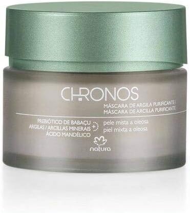 Natura Chronos Máscara Argila Purificante p/Pele Oleosa 70G