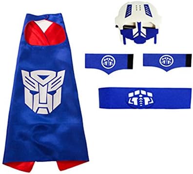 2 Pack Cloak, Toddler Kids Halloween Birthday Costume Cape, Superhero Batman Mask/Waistband/Wrist Set Cloak