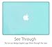 UESWILL Smooth Matte Hard Case Cover Compatible with (Mid 2012-Mid 2015) MacBook Pro 15 inch with Retina Display (No Touch Bar, No CD-ROM) (Model: A1398), Green