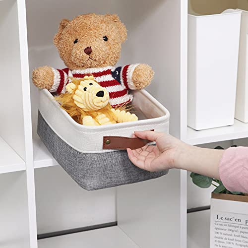 HNZIGE Storage Baskets for Organizing, Small Fabric Baskets for Shelves
