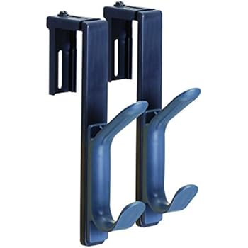 Officemate Double Coat Hooks for Cubicle Panels, Adjustable, Comes in 2 Pack (22009)