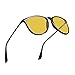 Mens Womens Classic Retro Polarized Night Vision Yellow Driving Glasses Anti-glare Rain Day Sun Glasses
