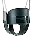 High Back Full Bucket Toddler Swing Seat with Plastic Coated Chains - Swing Set
