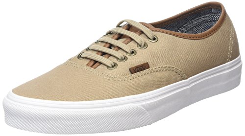 Vans authentic ( c & l ) silver mink/ true white vn…