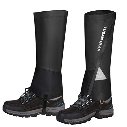 RUNACC Leg Gaiters Waterproof Shoe Gaiters for Outdoor Hiking Walking Hunting Mountain Climbing and Snowshoeing, Anti-Tear Oxford Fabric - Thumbnail 7
