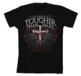 Kerusso Adult My Savior is Tougher than Nails 3 Christian Shirt