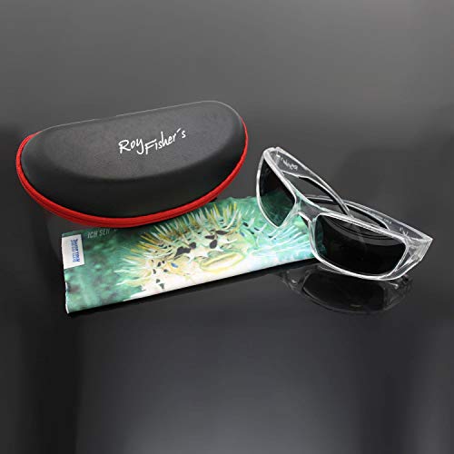 Roy Fishers Polarisationsbrille Invisible Ghost mit Case 8008 und Reinig – Bild 5