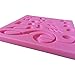 FLY 3PCS Music Note,26 English Letter,0-9 Numbers Shape Silicone Cake Mold,Pink