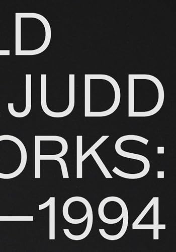 Donald Judd: Complete Writings 1959–1975: Gallery Reviews, Book