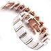 HiTreasure Rose Gold Tungsten Ceramic Magnetic Therapy Bracelet for Arthritis Pain Men Women