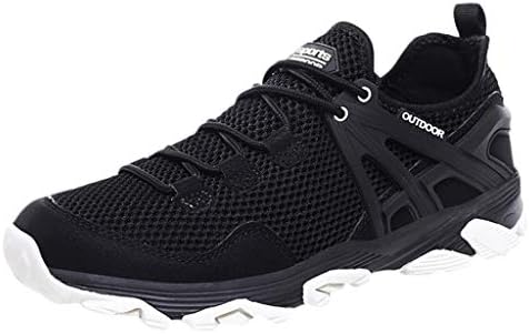 Daylin Men's Mesh Breathable Hiking Shoes Outside Summer Sport Fitness Lightweight Non-Slip Outdoor Walking Shoes