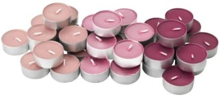 Ikea's Tindra Scented Tealight, Pink-72 Pack(2-36 Packs)