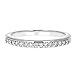 Vir Jewels 1/8 carat (ctw) Diamond Wedding Anniversary Band for Women, Round Diamond Engagement Ring 10K White Gold Prong Set 0.125 cttw, Size 3.5-10