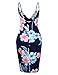 Liebeye Women's Sexy Spaghetti Strap Bodycon Sleeveless Backless Velvet Short Club Dress