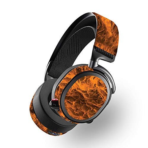MightySkins Skin for SteelSeries Arctis Pro Wireless - Burning Up | Protective,…