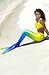 Fin Fun Mermaid Tail, Reinforced tips, Monofin, Bali Breeze, Adult S