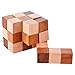 Twister.CK Snake Cube:Handmade & Organic Serpent Cube 3D Brain Teaser Wooden Puzzle,Twisting Snake Puzzle,Wooden Puzzle Snake Cube,Classic Brain Teaser Puzzle for Kids Boys/ Girls /Adults.