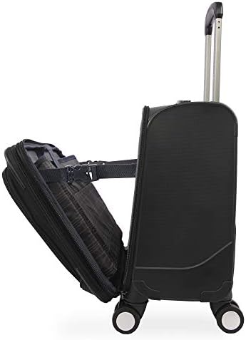 Perry Ellis 8-Wheel Spinner Mobile Office, Black, One Size 7 Perry Ellis 8-Wheel Spinner Mobile Office, Black, One Size