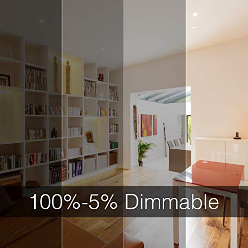 JJC 13W 6 Inch Ultra Thin Led Recessed Lights with Junction Box,3000K Warm White, CRI90+, IC Rated,1000 Lumens 65W Eqv. Dimmable Led Downlight ETL and Energy Star Certified- 6 Pack