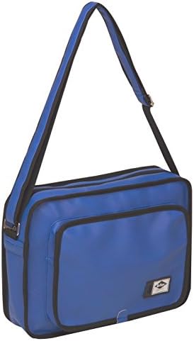 Lee Cooper PU Flight Bag Royal/Black Messenger Bag Carryall One Size