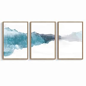signwin 3 Piece Framed Canvas Wall Art Abstract...
