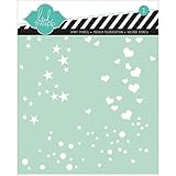 Heidi Swapp Spray Stencil by American Crafts | Stars, Hearts and Polka Dots