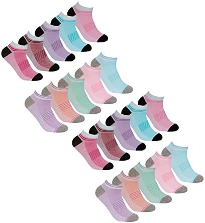 RedTag Active Ladies 10 Pairs Multipack of Sport Trainer Liner Socks With Arch Support