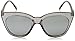 Le Specs Women's Half Moon Magic Sunglasses, Stone/Smoke Mono Silver Mirror, One Size