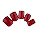 Elite99 Color False Nails Tips Press On Manicure Fashion Design Short Length No Need Deep Red