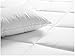 Superior Brushed Microfiber Solid Comforter, Down Alternative Bedding, Reversible, Medium Weight, Fluffy, Decorative, Duvet Insert, Oversized Blanket, Box Quilt Design, Twin/Twin XL, White