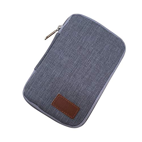 Yamalans Portable Electronic Accessories USB Drive Charger Cable Storage Bag Pouch Organizer Case Grey
