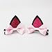 Ears Hair Bows Barrettes Clips - 4PCS Cute Red Pink Hairpins Gifts for Kids Girls Toddlers by Refee