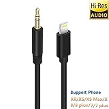 Aux Cable for Car 3.5mm Aux Cord Compatible with Phone XR/XS/XS Max/X/8/8 Plus/7 Plus, 3.5mm Male Stereo Audio Cable Car Aux Cable for Car/Home Stereo or Headphones(3.3ft)