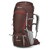 MOUNTAINTOP 55L/80L Hiking Backpack with Rain Cover