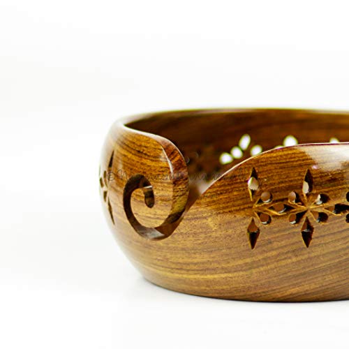 4 Nagina+International+Rosewood+Knitting+Accessories