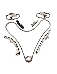 Evergreen TK21235NG Kit de cadena de sincronización para Ford Mazda Lincoln 07 10, 3,5 l, 3,7 l, DOHC Cu. 213 DURATEC