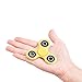 BEISTA Fidget Spinner Toy Stress Reducer – Tri-Spinner Fidget Toy High Speed with Four Bearing Hand spinner Fidget Toy Perfect for Anxiety, Autism, ADHD, ADD (Yellow)