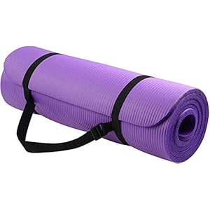 Hygrad All Purpose 1/2 Inch Thick High Density Anti-Tear Exercise Gym Yoga Mat In 3 Colours