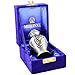 Small Keepsake Urns for Ashes, Mini Cremation Urn - Fits a Small Amount of Cremated Remains - Display Burial at Home or Office Decor (Black Arcadia Flying Birds, Brass Hand Engraved