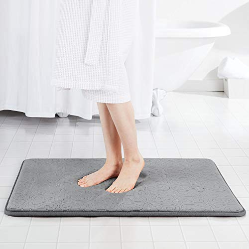 Genteele Memory Foam Bathroom Rugs NonSlip Absorbent Bath Mat 22" X 36