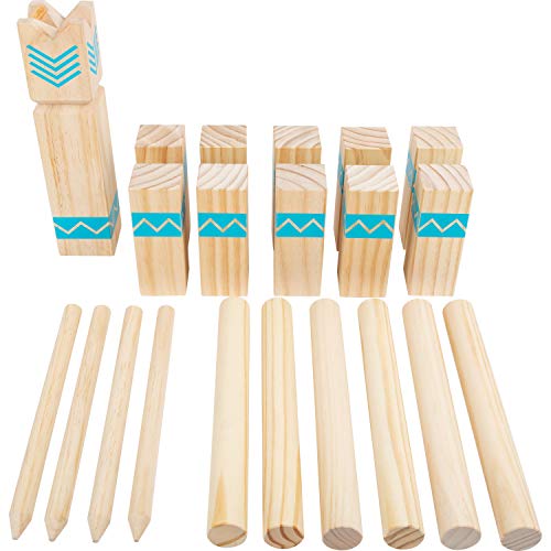 small foot Wikingerspiel Kubb Active, aus FSC 100%-zertifiziertem Holz, Outdoorspiel für die ganze Familie, 12036 – Bild 4
